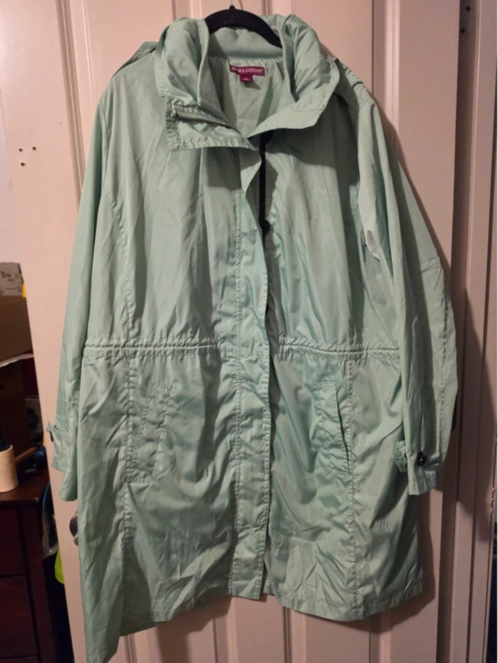 Jessica London hooded anorak rain jacket